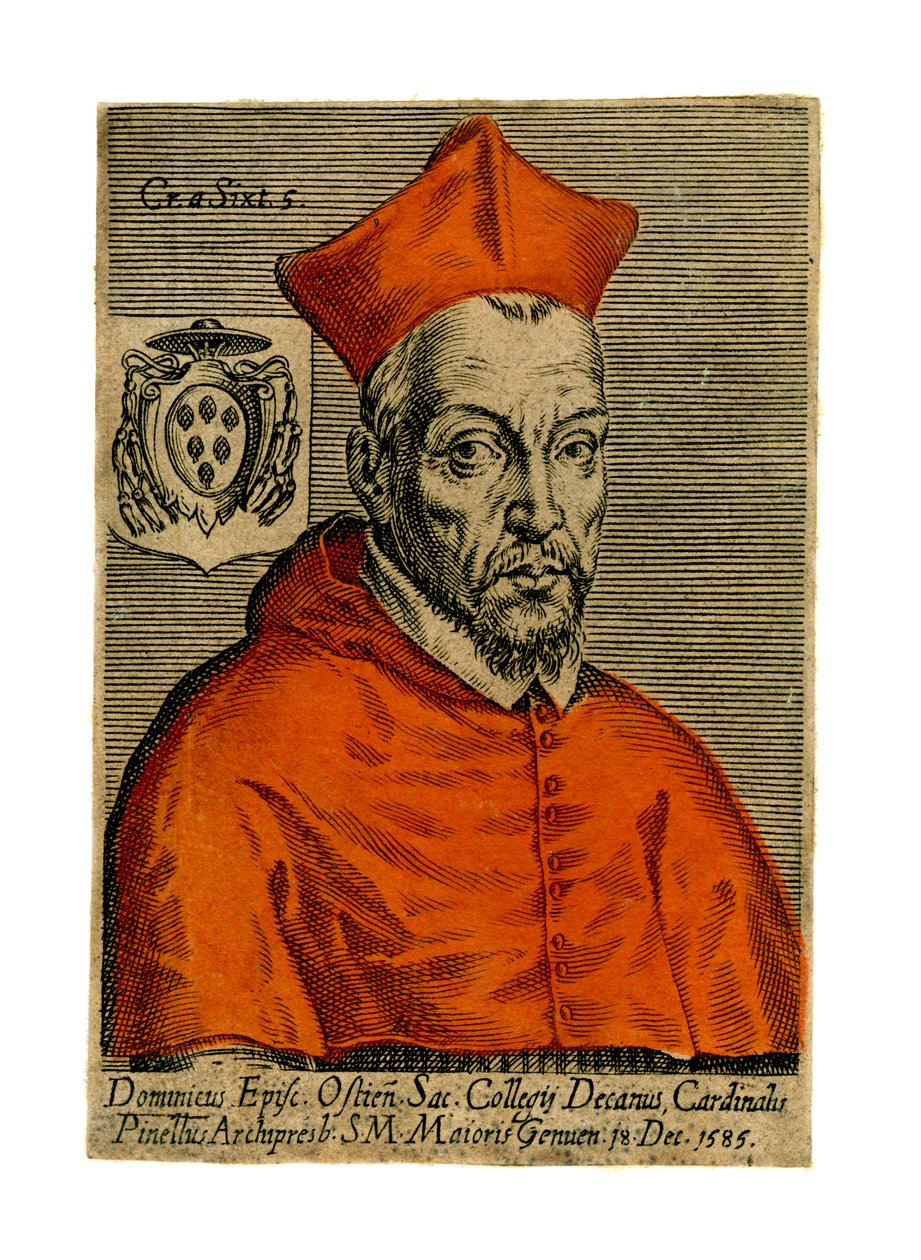 Pinette bíboros, 1585 alkotó: Unbekannt