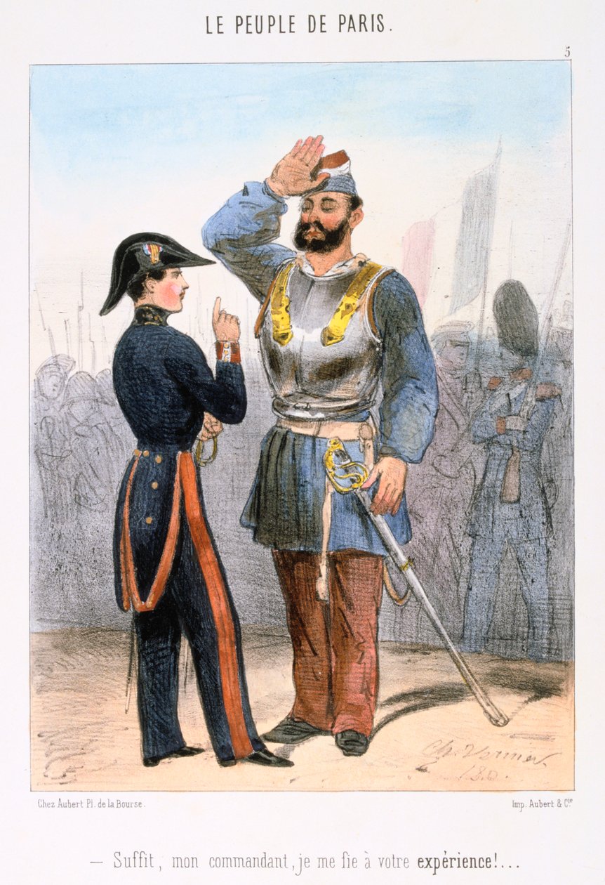 Rajzfilm a párizsi kommünről, 1870-es évek. alkotó: Unbekannt