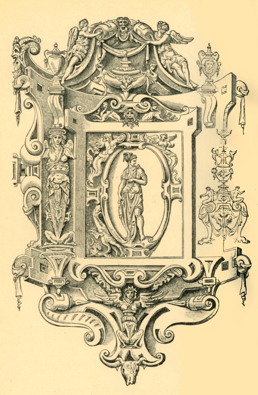 Cartouche, 16. század közepe, 1881. alkotó: Unbekannt