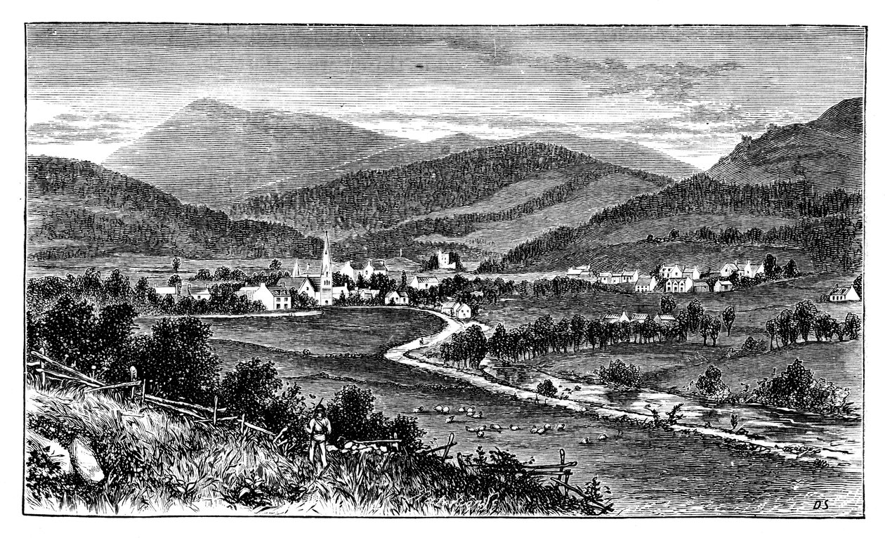 Castleton of Braemar, Skócia, 1888 alkotó: Unbekannt