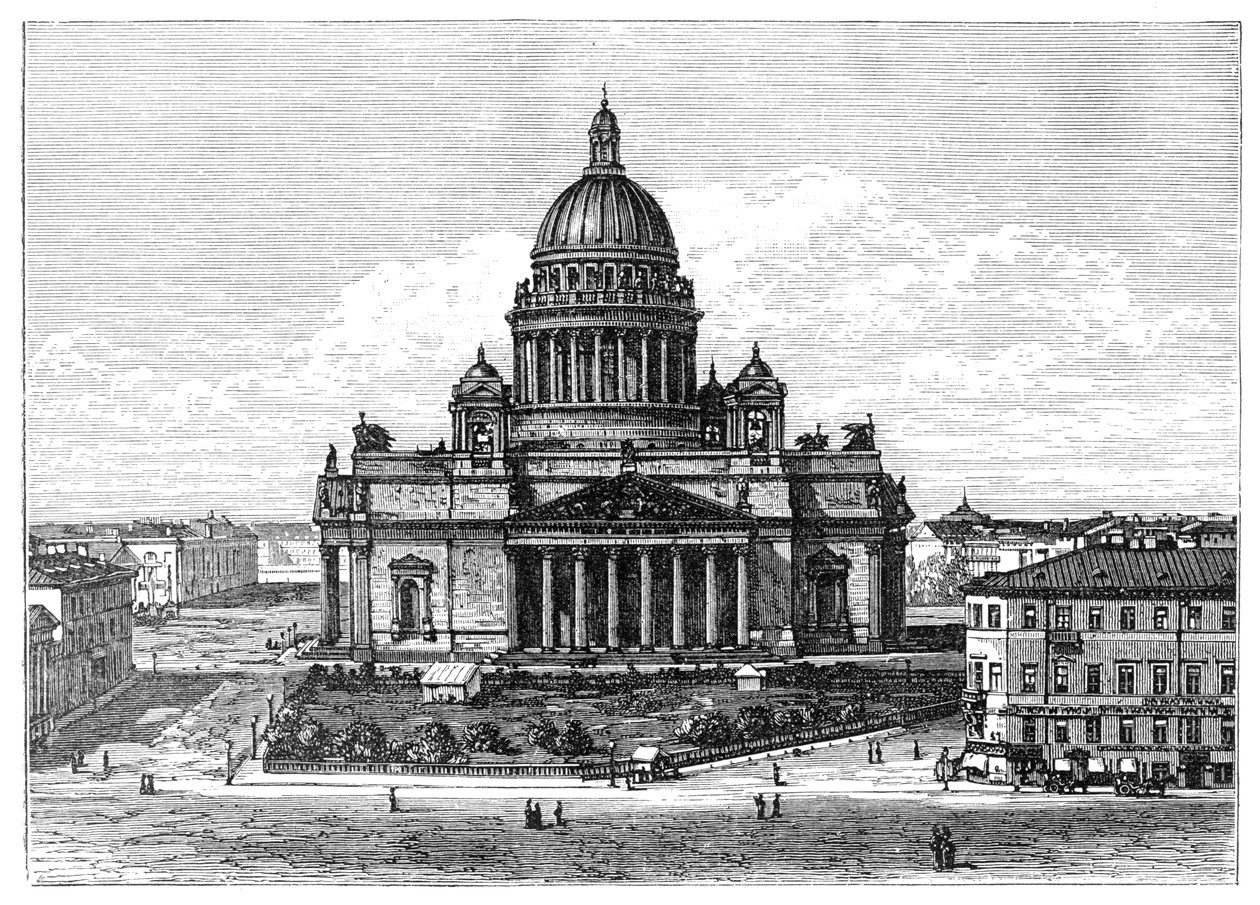 Szent Izsák-székesegyház, Szentpétervár, Oroszország, 1900 alkotó: Unbekannt