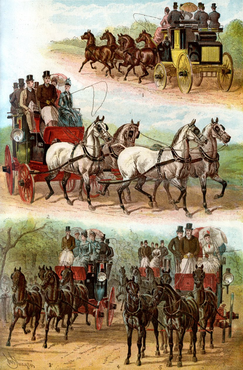 Ünnepelt csapatok a parkban, 1887 alkotó: Unbekannt