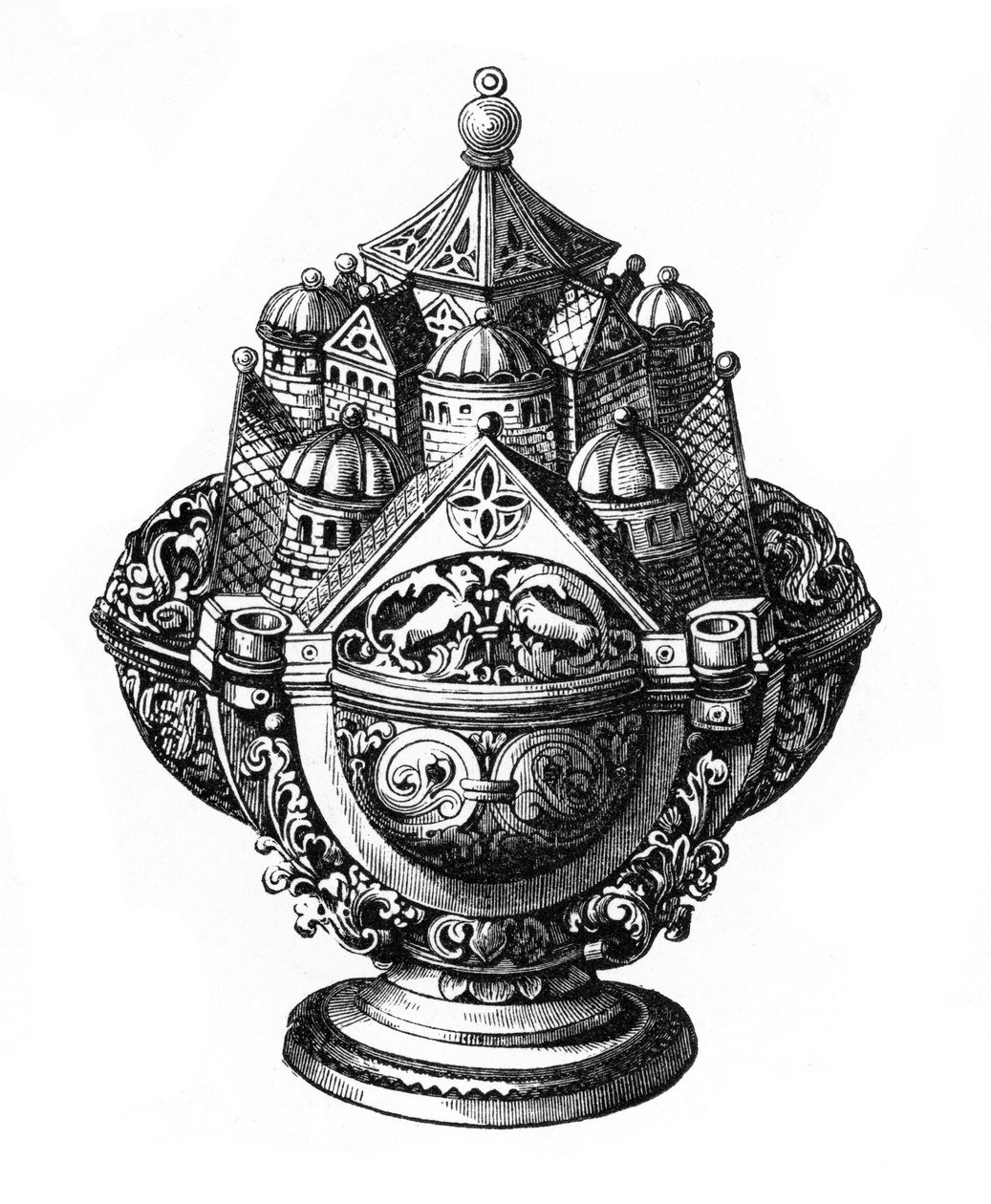 Tömjénező, 11. század, 1870 alkotó: Unbekannt