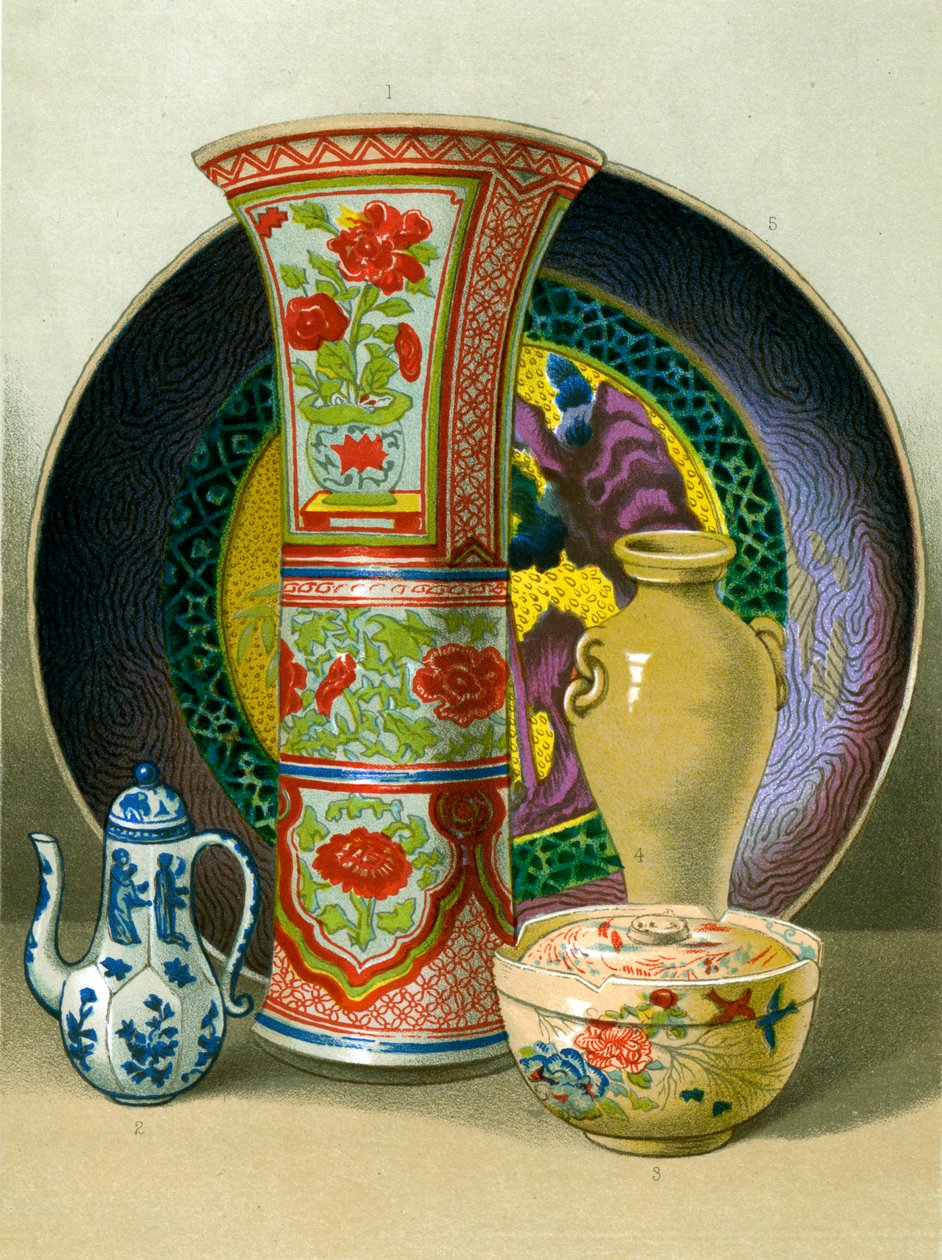 Kerámiaművészet, kínai és japán porcelán alkotó: Unbekannt