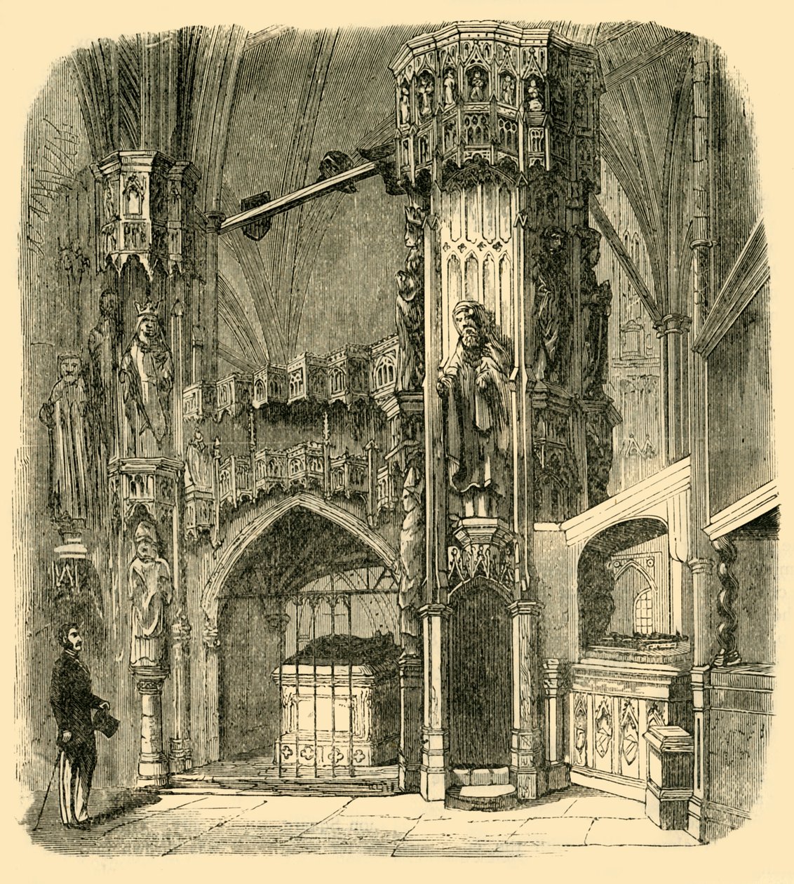 V. Henrik temploma, 1881. alkotó: Unbekannt