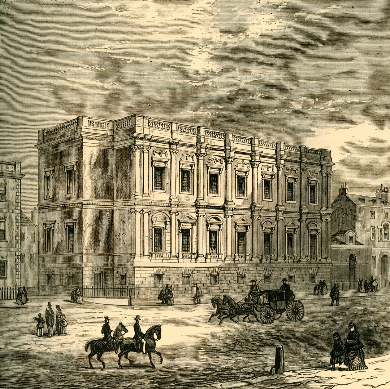 Chapel Royal, Whitehall, külső, 1881. alkotó: Unbekannt