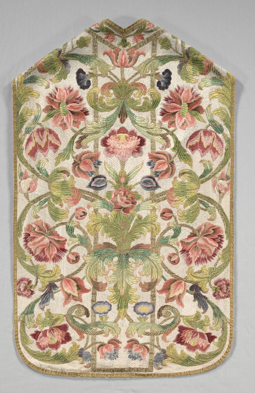 Chasuble, 1700-as évek. alkotó: Unbekannt