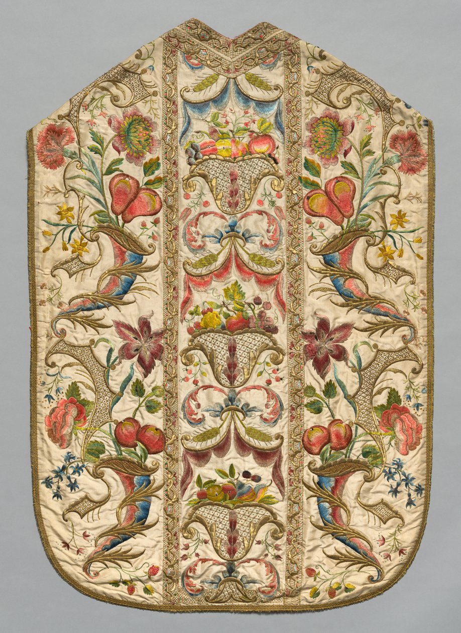 Chasuble, 1700-as évek. alkotó: Unbekannt