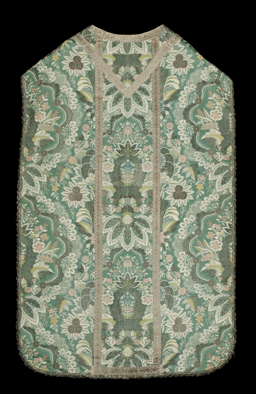 Chasuble, c. 1720-as évek. alkotó: Unbekannt