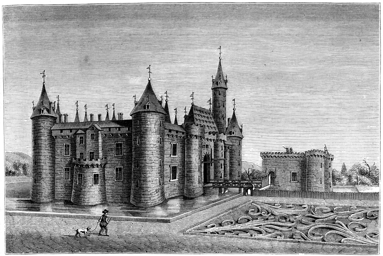 Chateau de Marcoussis, Párizs, Franciaország, 17. század, 1849 alkotó: Unbekannt
