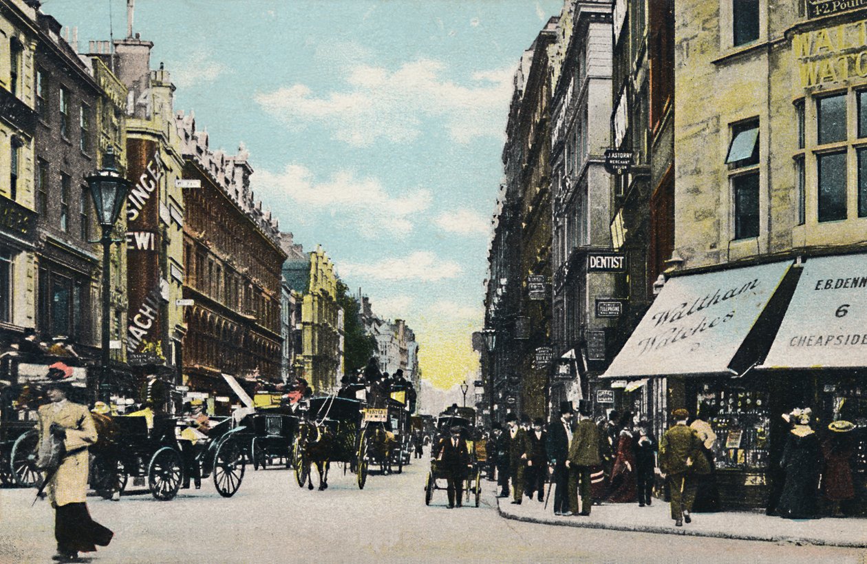 Olcsó oldal. St. Pauls End. London, 1906. alkotó: Unbekannt