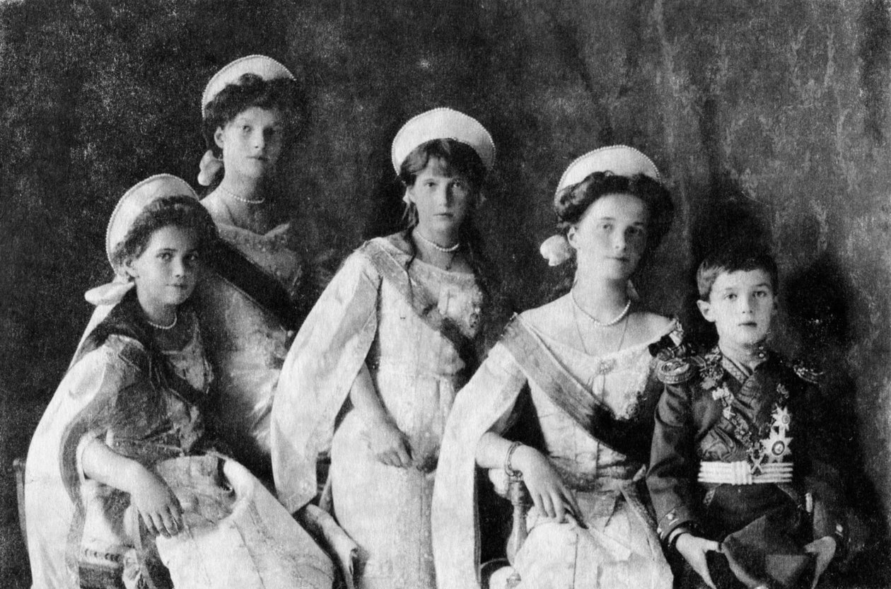 Miklós orosz cár gyermekei, 1910. alkotó: Unbekannt