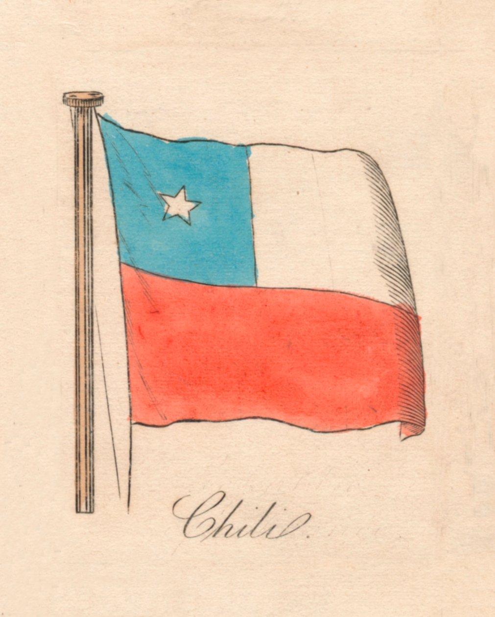 Chili, 1838 alkotó: Unbekannt