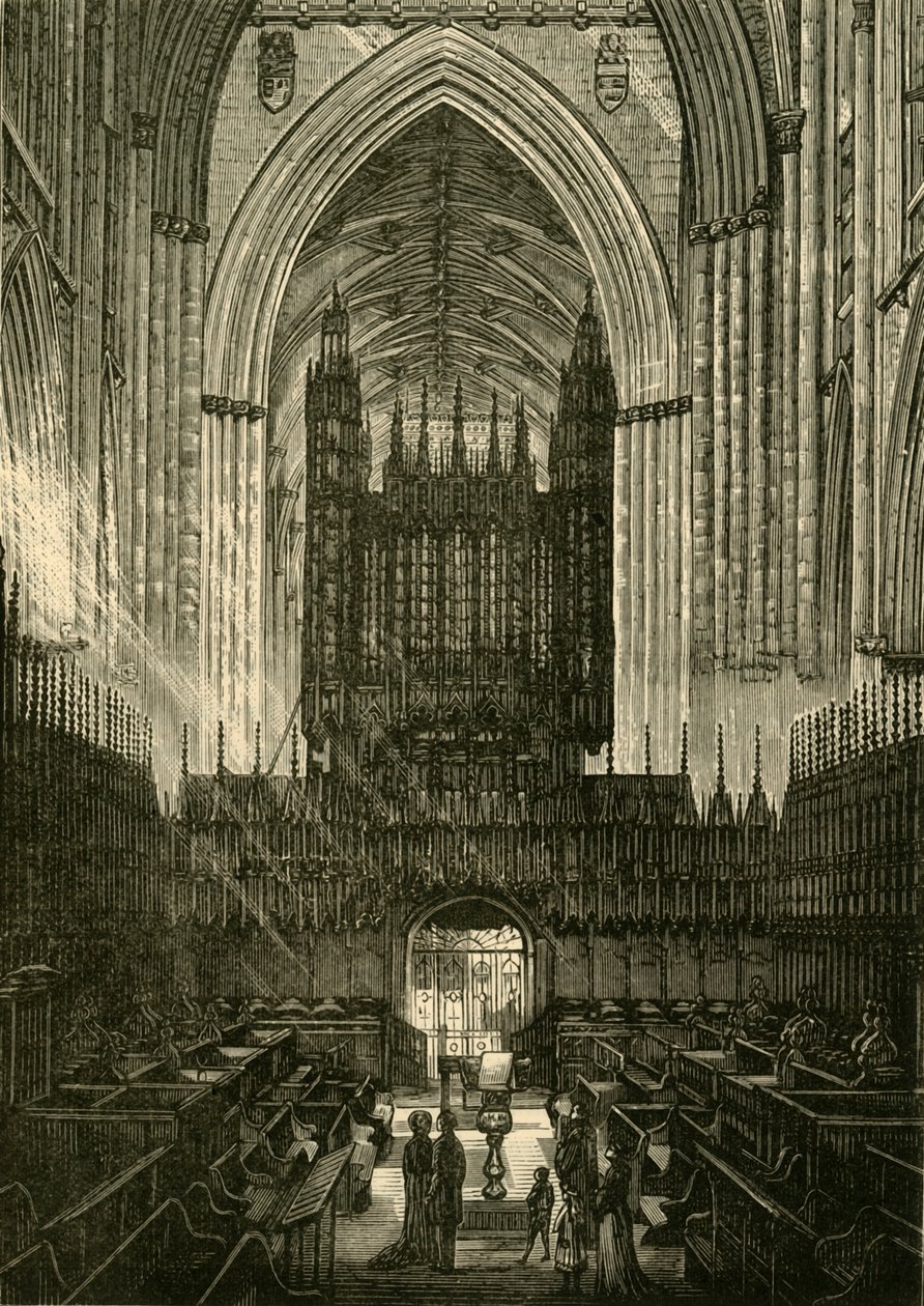 York Minster kórusa, 1898. alkotó: Unbekannt