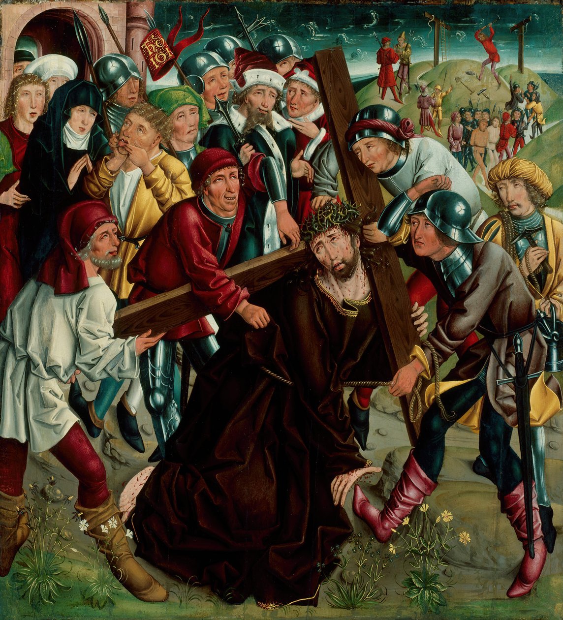 A keresztet hordozó Krisztus c. 1490. alkotó: Unbekannt