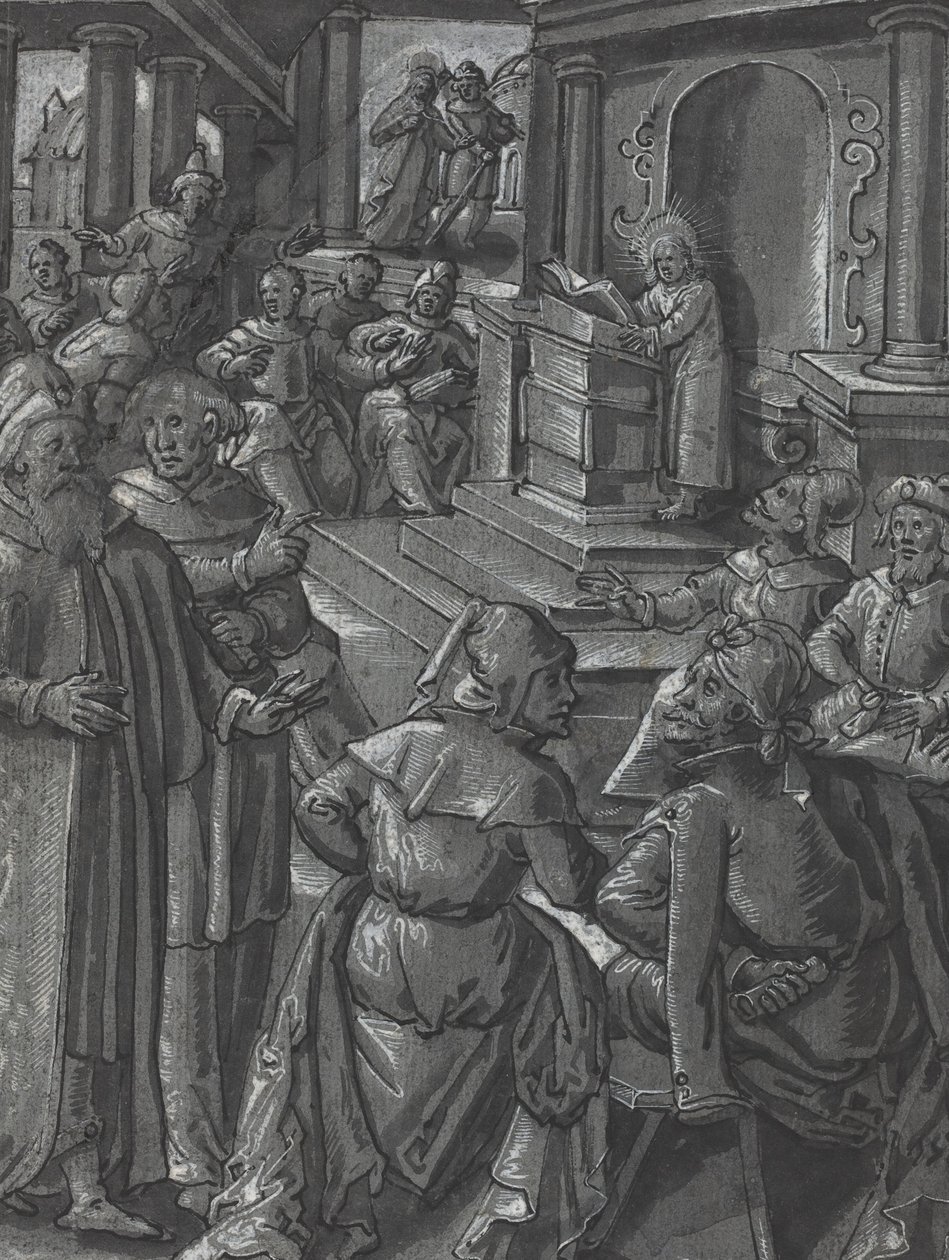 Krisztus gyógyítja a sántákat [verso], c. 1600. alkotó: Unbekannt