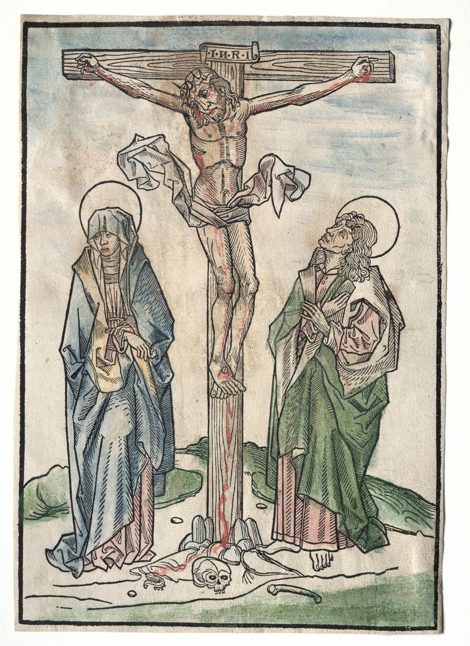 Krisztus a kereszten, 1400-as évek. alkotó: Unbekannt