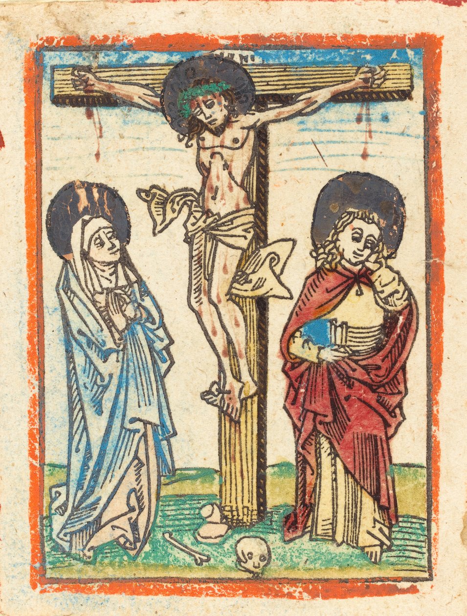 Krisztus a kereszten, 14801490. alkotó: Unbekannt