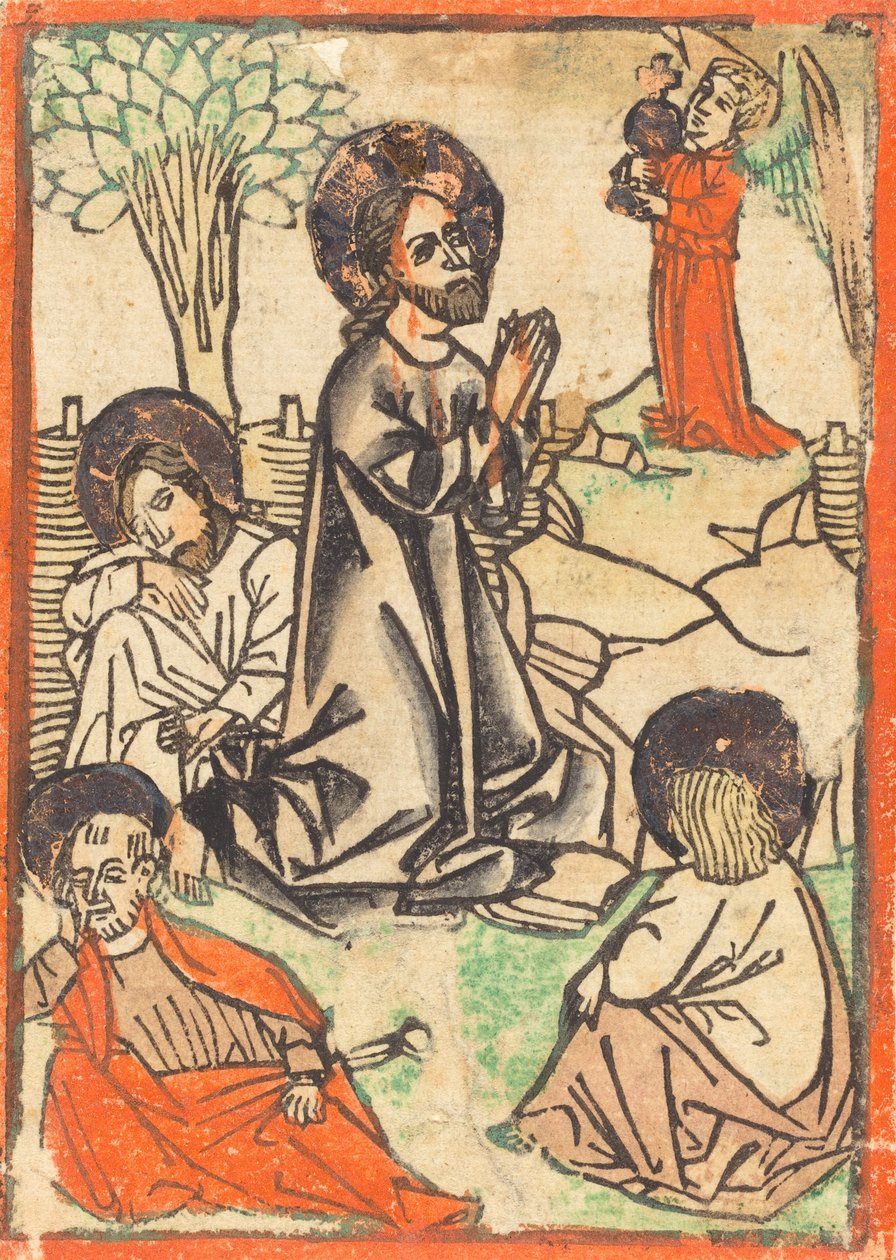 Krisztus az Olajfák hegyén, c. 1460. alkotó: Unbekannt