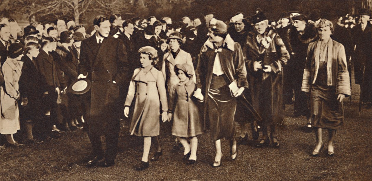 Karácsony reggel, Sandringham, 1936, 1937 alkotó: Unbekannt