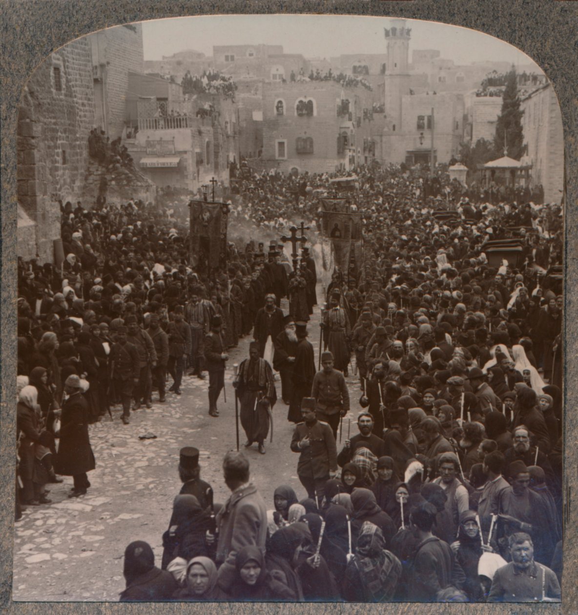 Karácsonyi körmenet Betlehemben, 1900 alkotó: Unbekannt