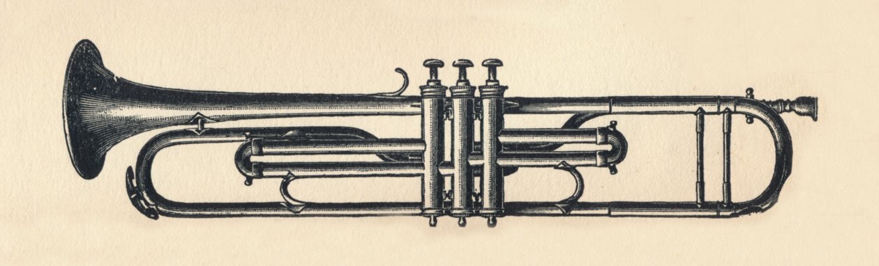 Kromatikus trombita, 1895. alkotó: Unbekannt