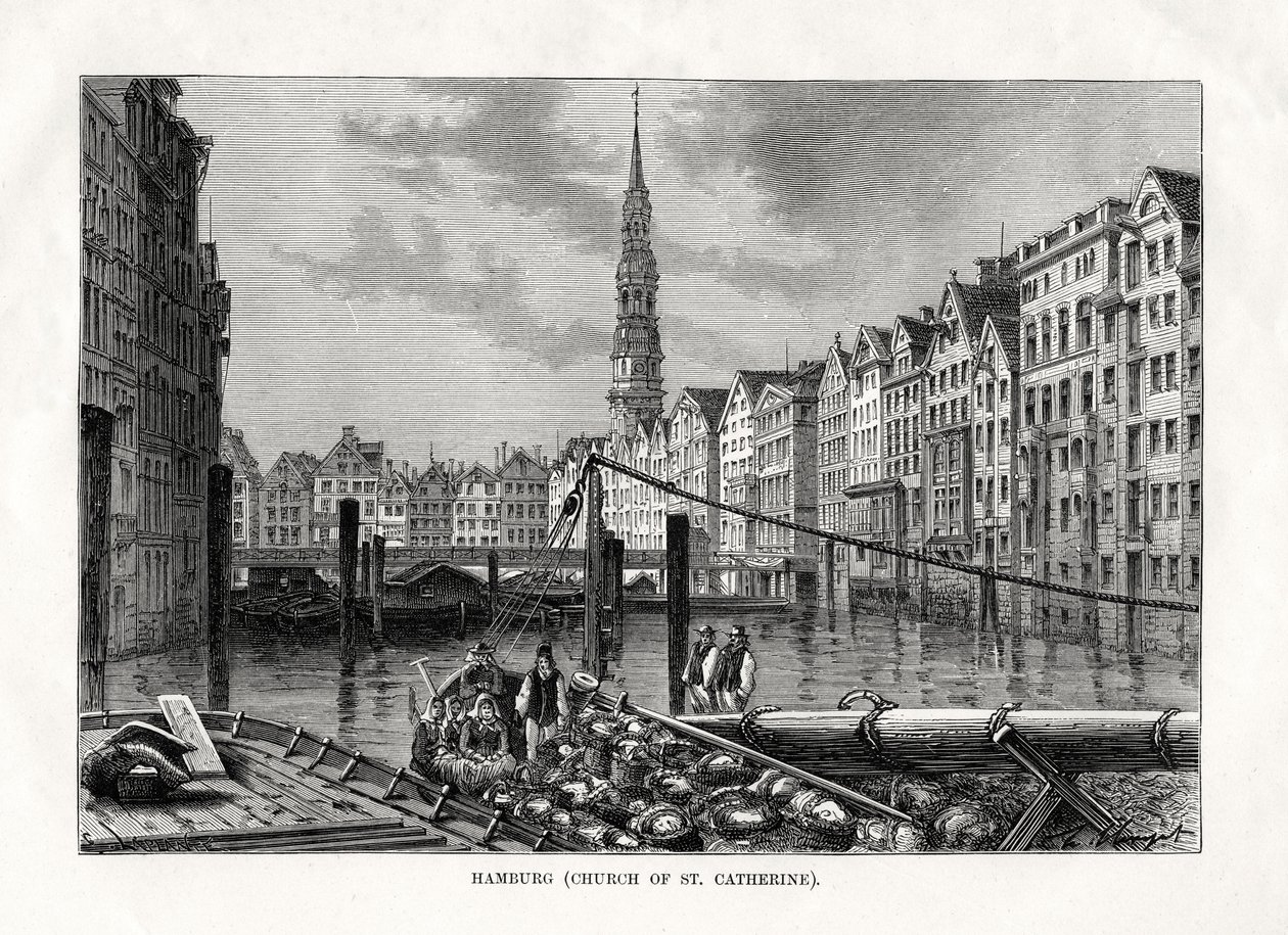 Szent Katalin-templom, Hamburg, Németország, 1879 alkotó: Unbekannt