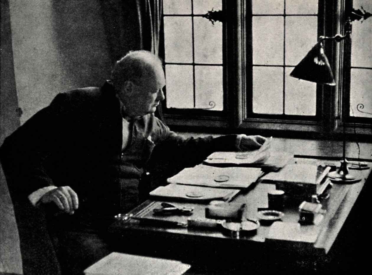 Churchill a munkában, 1940-es évek, 1945. alkotó: Unbekannt