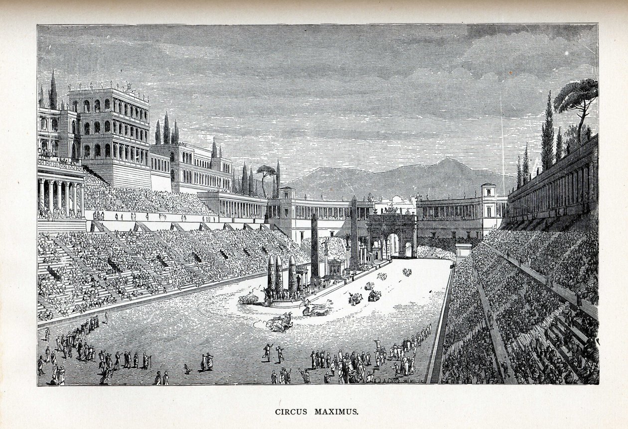 Circus Maximus, 1882 alkotó: Unbekannt