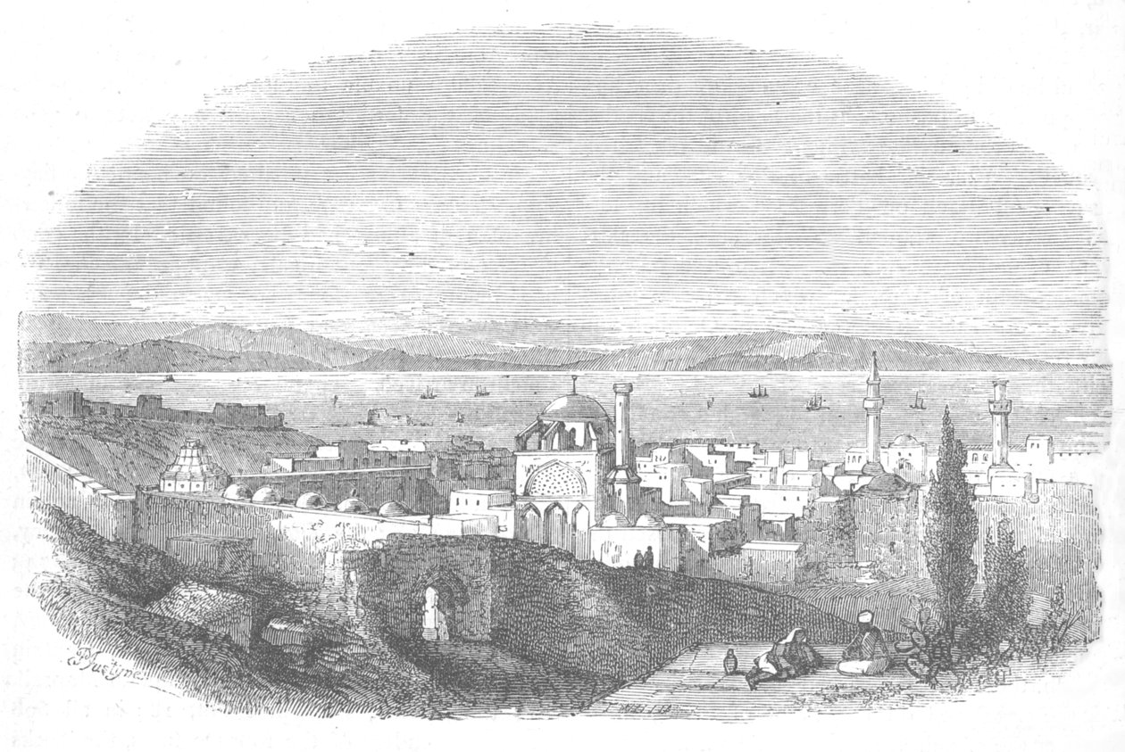 Város és Acre-öböl, 1880 alkotó: Unbekannt