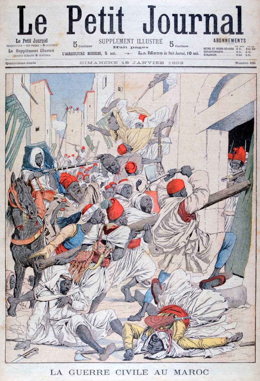 Polgárháború Marokkóban, 1903 alkotó: Unbekannt