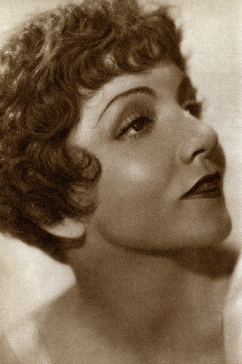 Claudette Colbert francia-amerikai színésznő, 1933 alkotó: Unbekannt