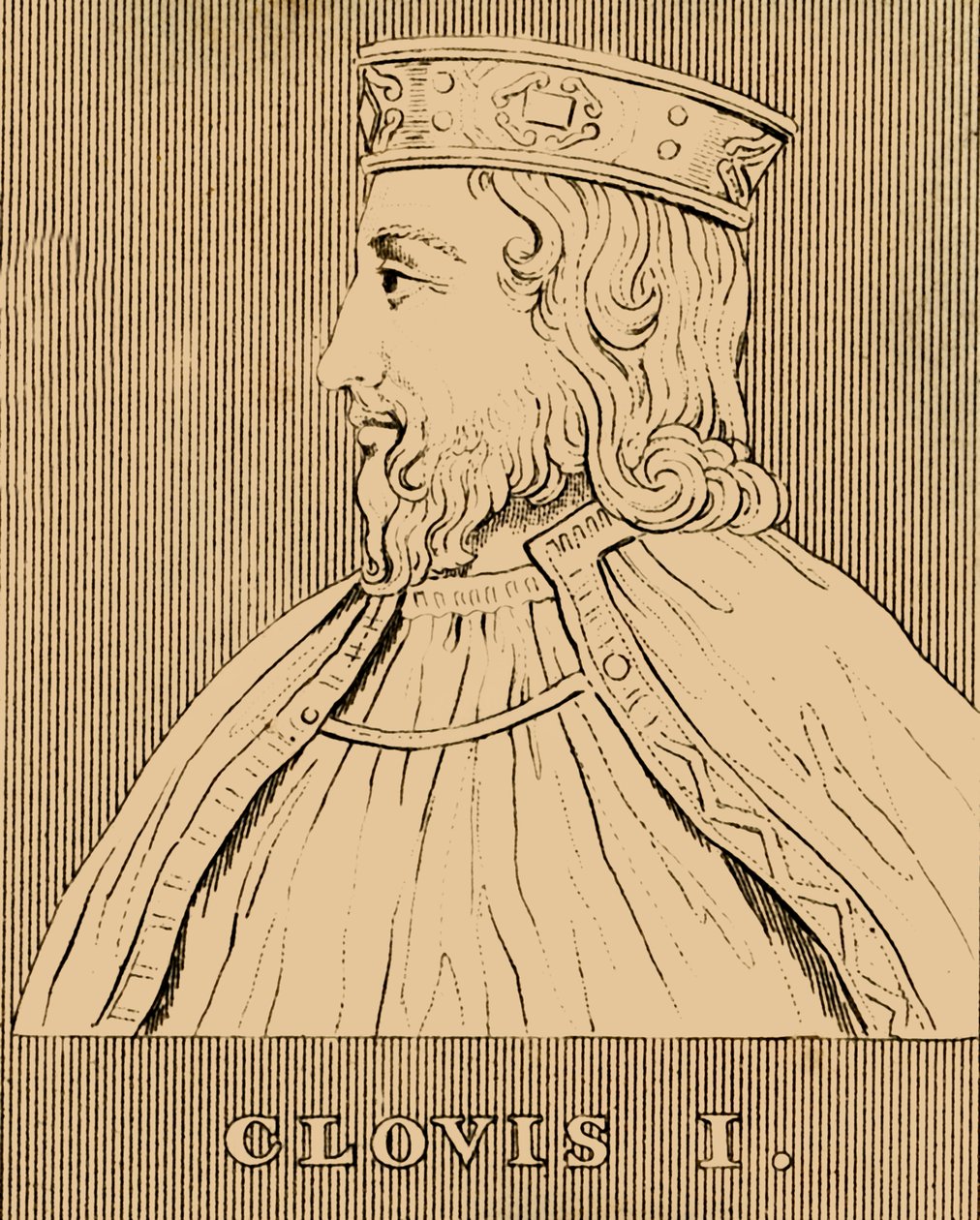 Clovis I, 466-511, 1830. alkotó: Unbekannt
