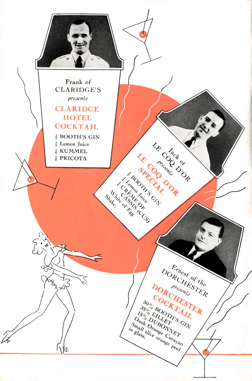 Koktélreceptek, c1935 1935. alkotó: Unbekannt