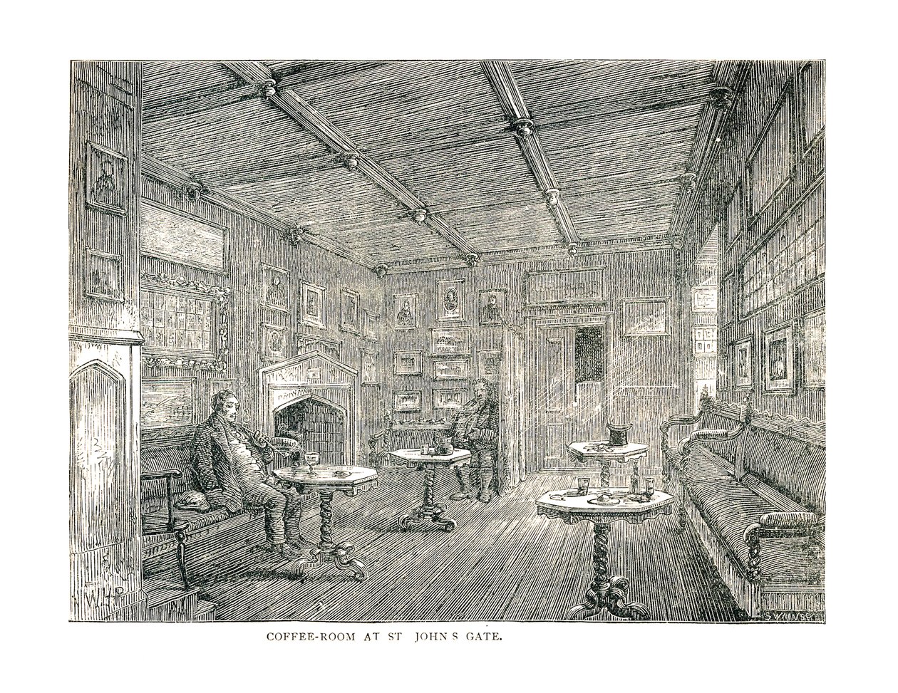 Kávézó a St. Johns Gate-nél, 1878 alkotó: Unbekannt