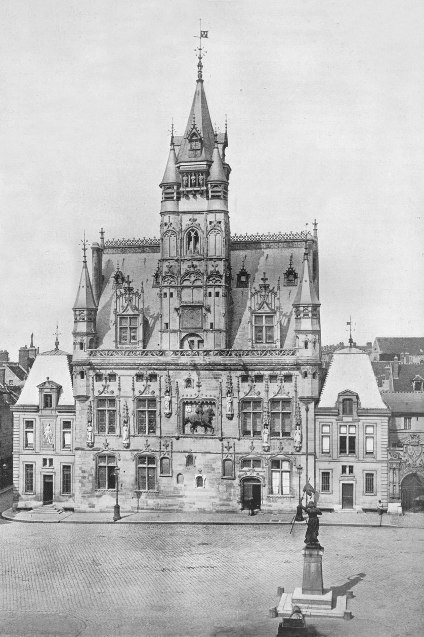 Compiegne: A városháza, 1914 alkotó: Unbekannt