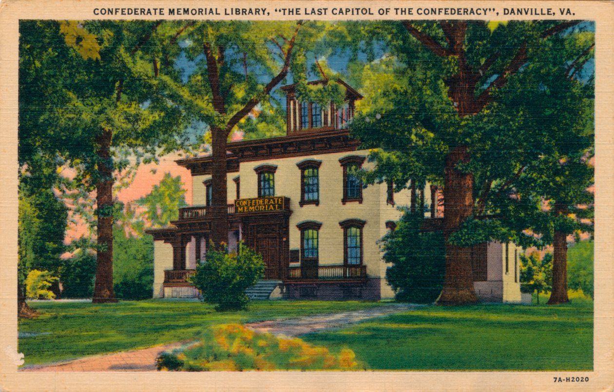 Konföderációs Memorial Library, Danville, Virginia, 1938 alkotó: Unbekannt