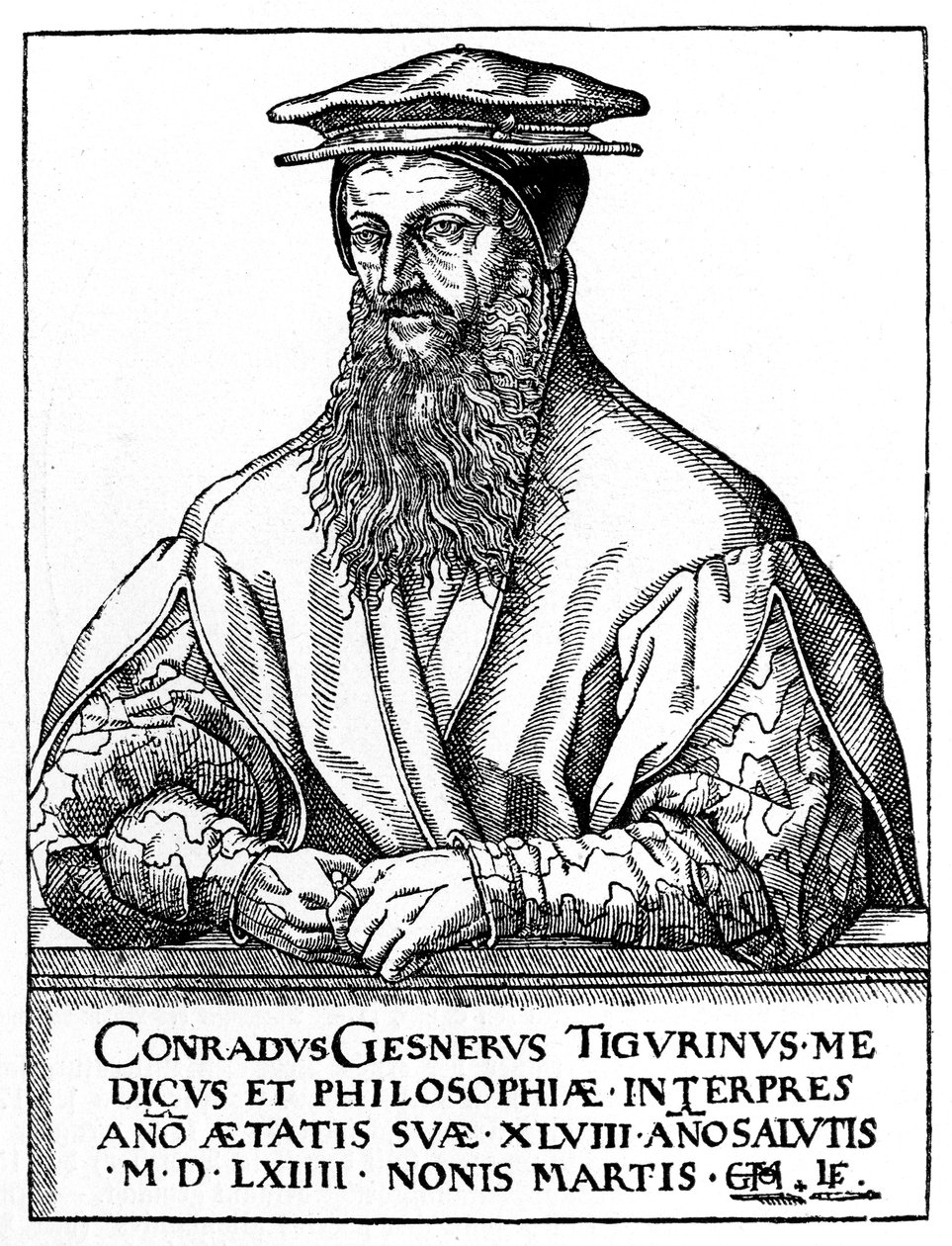 Conrad Gessner, svájci természettudós, 1887 alkotó: Unbekannt