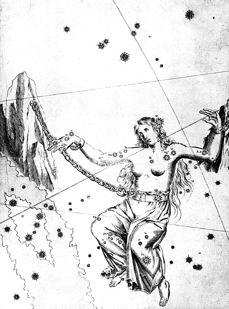 Androméda csillagkép, 1723 alkotó: Unbekannt