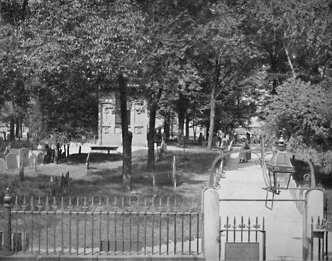 Copps Hill temető, Boston, 1897. alkotó: Unbekannt