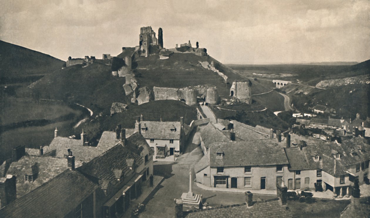 Corfe kastély, Dorset, 1910 alkotó: Unbekannt
