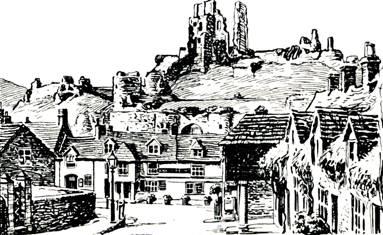 Corfe falu, 1929 alkotó: Unbekannt