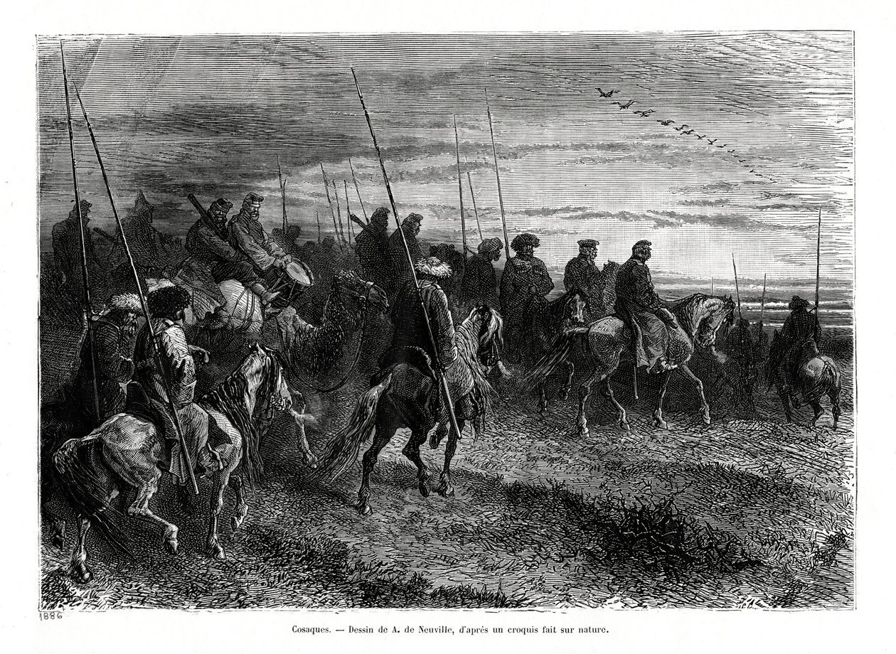 Kozákok, 1886 alkotó: Unbekannt