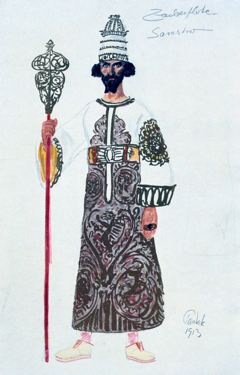Sarastro jelmezterve, 1913 alkotó: Unbekannt