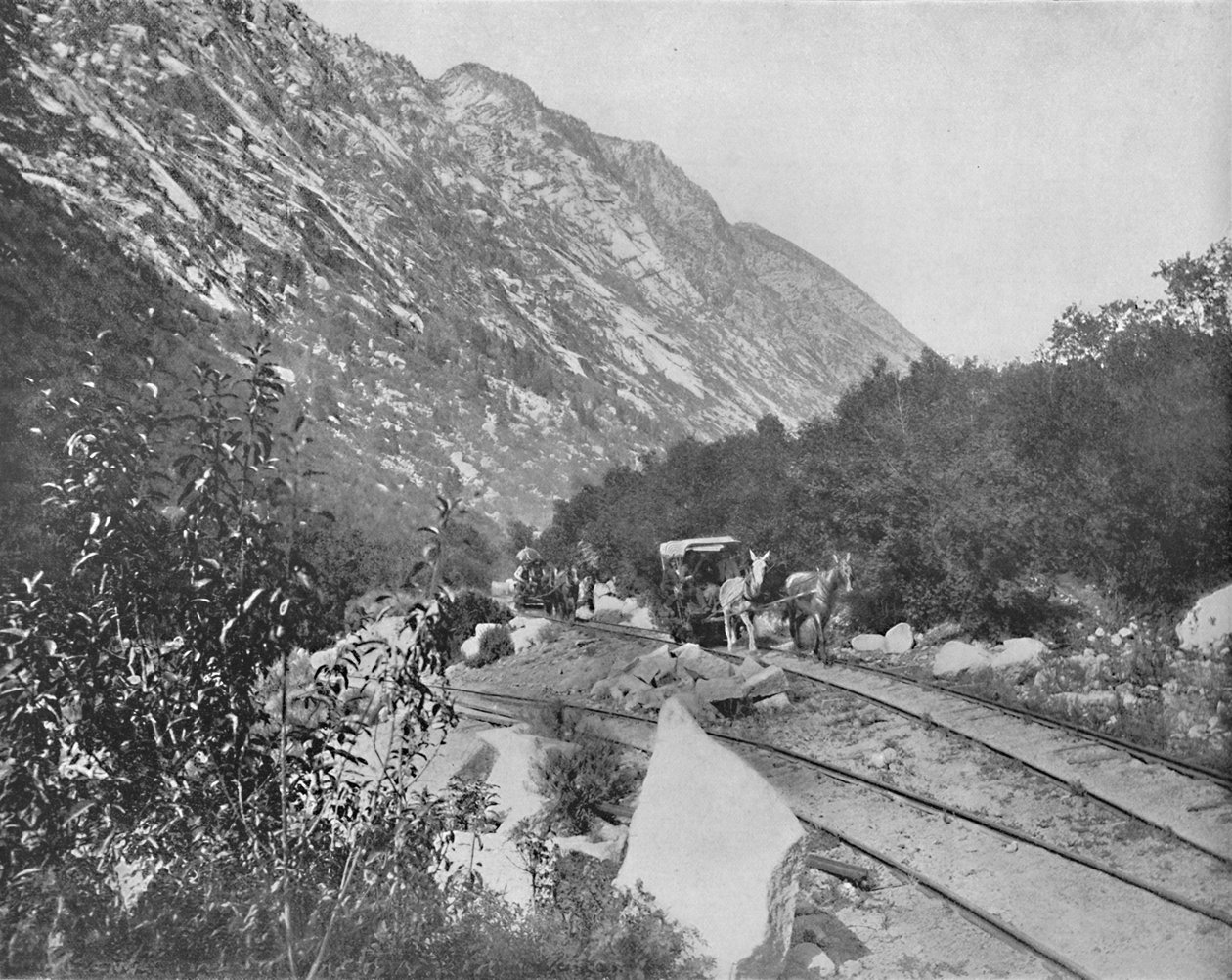 Cottonwood Canon, Utah, 1897. alkotó: Unbekannt