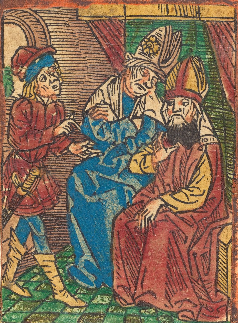 Főpapi Tanács, c. 1490. alkotó: Unbekannt