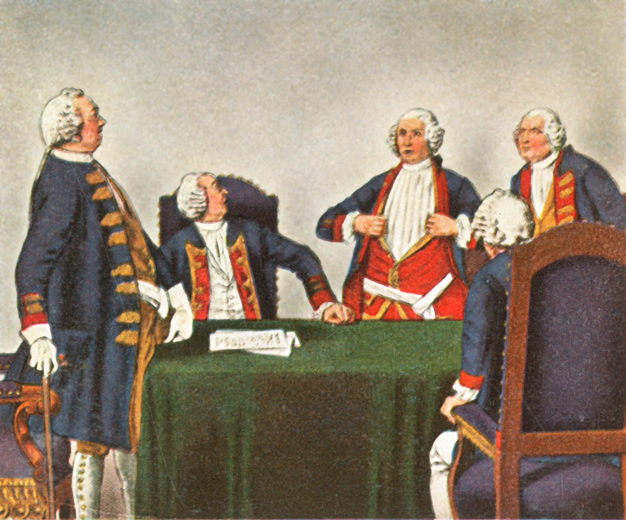 Köpenicki haditanács, 1730, 1936. alkotó: Unbekannt