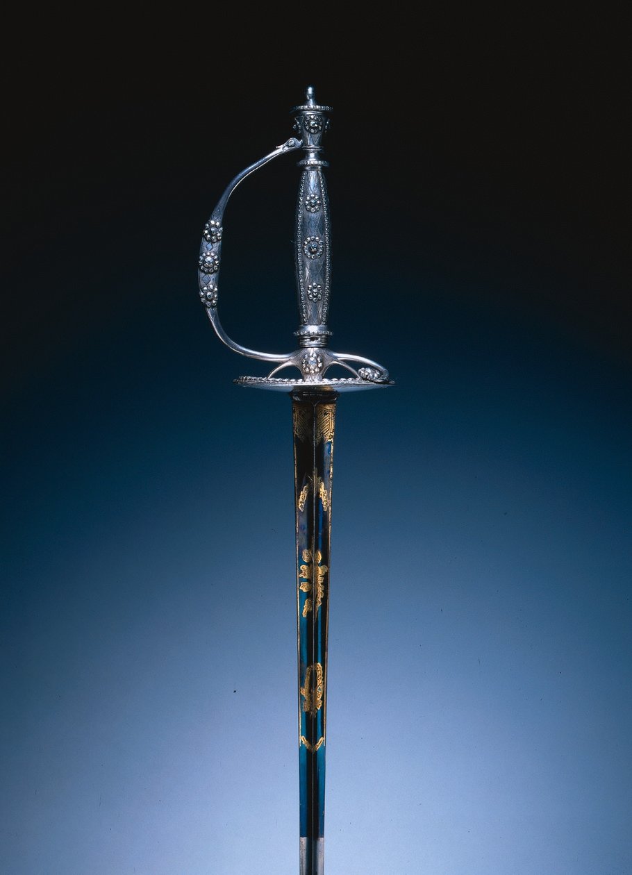 Udvari kard, c. 1790. alkotó: Unbekannt