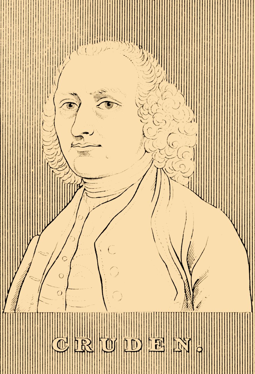 Cruden, 1699-1770, 1830. alkotó: Unbekannt