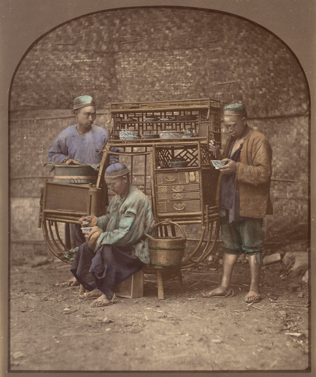 Mobil konyha, 1870-es évek. alkotó: Unbekannt